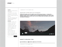 Tablet Screenshot of blog.moserdesign.ch